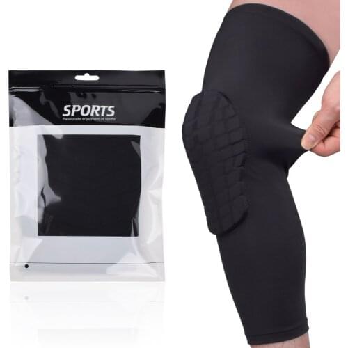 1 Pair Knee Sleeve Pad Braces Protector for Basketball All Contact Sports, Kids Youth and Adult Archery Accessorie Free Shipping