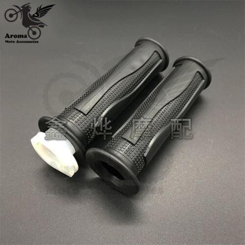 1 pair retro black 22MM universal parts motorbike handle bar for honda suzuki yamaha Kawasaki moto grips motorcycle handlebar