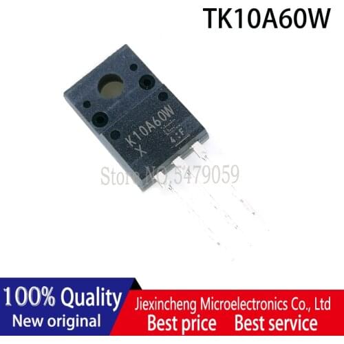 10PCS K10A60W TK10A60W TO220F 9.7A 600V MOSFET New original