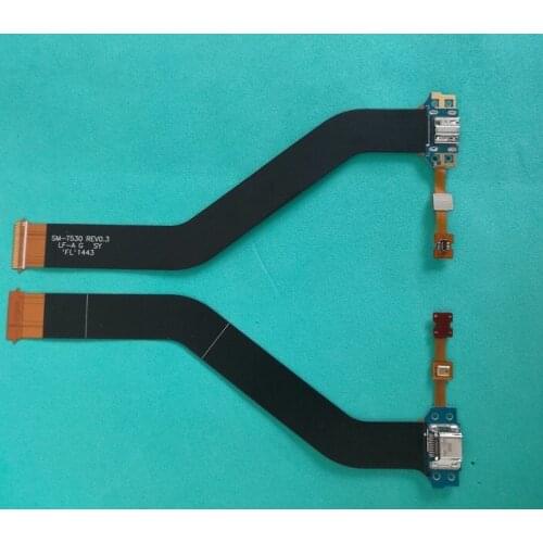 50pcs/lot For Samsung Galaxy Tab 4 10.1 T530 T531 T535 Charging Dock Charger Connector USB Port & Mic Flex Cable Ribbon
