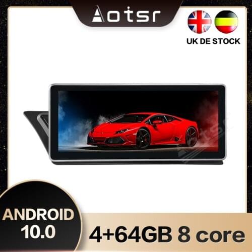 AOTSR For AUDI A4 A5 2009-2015 10.25 inch Android 10.0 Car GPS Navigation Radio Screen Multimedia Fast boot HD Screen WIFI