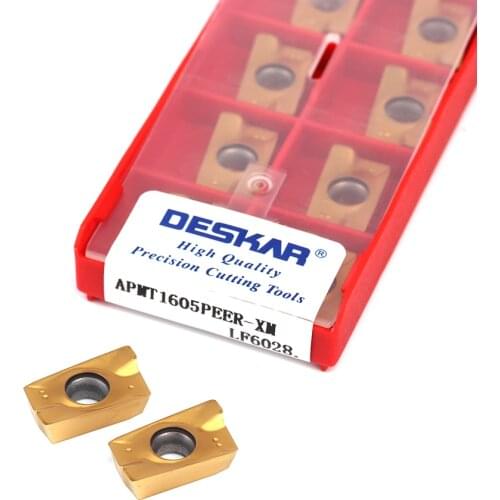 Free shipping APMT1135PDER-XM LF6028 High-quality carbide inserts CNC lathe turning inserts suitable for processing steel parts