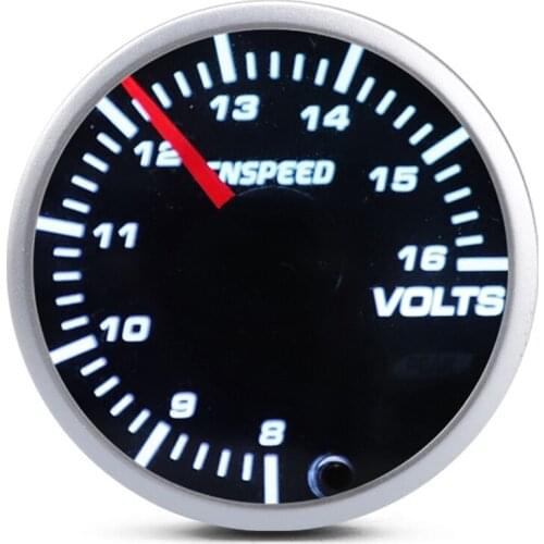 CNSPEED 2Inch 52mm Car Turbo Boost Gauge Indicator 8-16V Auto Instrument Voltage Meters Auto Car Gauge/Car Meter