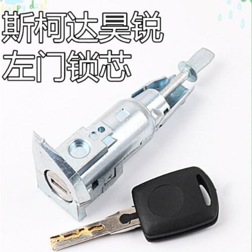 DAKATU Replacement Car Auto Front Left Door Lock Cylinder For Skoda Superb center control door lock cylinder repair kits