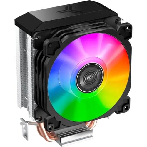 Jonsbo CR1200 Tower LED CPU Cooler Fan 2 Heat Pipe PWM 3Pin Cooling Fans Heatsink Hydraulic Bearing Alloy Radiator for Intel/AMD
