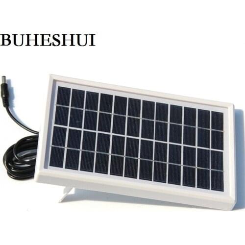 BUHESHUI 3W 12V Solar Cell Module Polycrystalline DIY Solar Panel System For 9V Battery Charger +DC 5521 Cable 3M Free Shipping