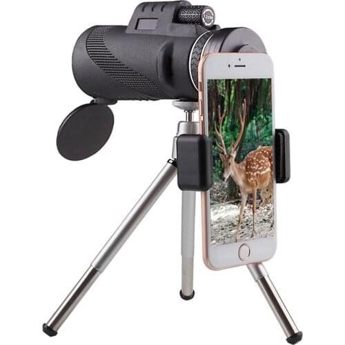 12X50 Monocular Telescope For Adults High Powered High Definition Handheld Portable With Smartphone Stand Tripod