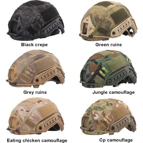 Multicam tactical helmet cover for fast helmet polyester airsoft paintball war game airsoft Gear CS quick fast helmet cover