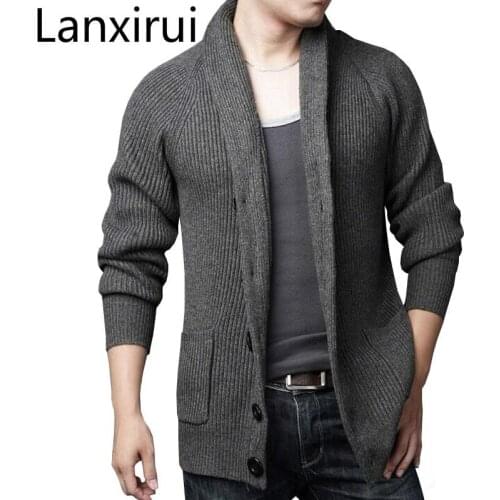 Men Casual Sweater New Arrival Thick Warm Autumn Winter Male Single Breasted Cardigan Masculino Size M-3XL MZM547