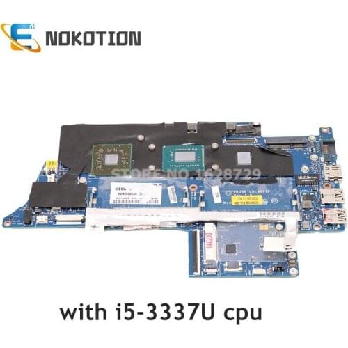 NOKOTION VBU50 LA-9511P 713813-501 713813-001 for HP envy6 laptop motherboard SR0XL i5-3337U CPU HD 8750M GPU