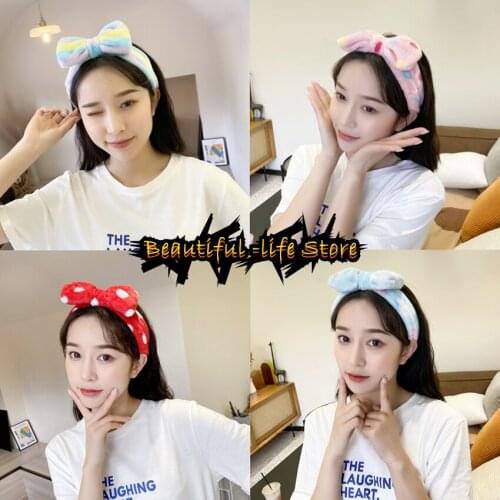 2021 New Soft Warm Coral Yoga Hair Bands Women Girls Wash Hairbands Beautiful Color Headband Turban Fashion Hair Accessories