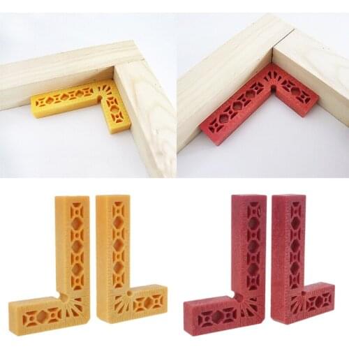 Plastic Positioning Squares Right Angle Clamps 90 Degree Corner Clamp Woodworking Tools for Wood Cabinets Best Gift for
