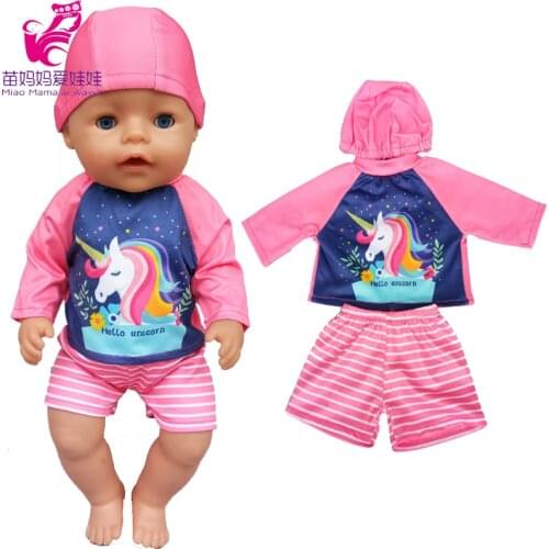 Fits for 40cm born baby doll clothes cute hat rompers for 17 inch bebe doll clothes pants toys clothes
