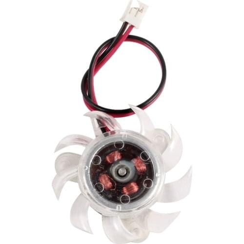 35mm Clear Plastic VGA Graphic Card Cooling Fan Cooler for PC Computer