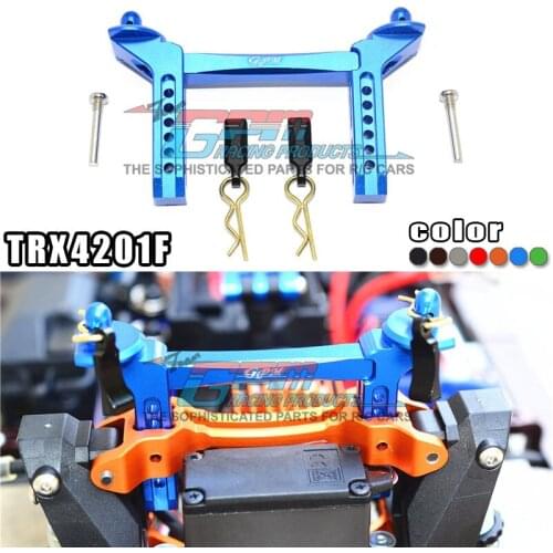 RC Car Parts 1/10 TRX4 TRX-4 Crawler Upgrade Accessories Aluminum Alloy Metal Front Cars Shell Column Frame TRX4201F