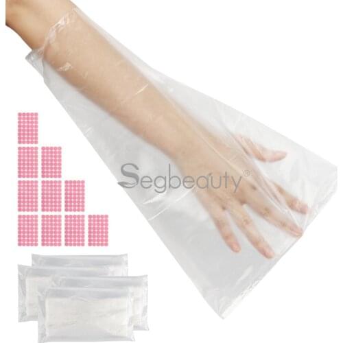 Segbeauty 400 Counts Paraffin Therapy Wax Bags for Hands and Feet Plastic Paraffin Liners Socks and Gloves Paraffin Bath Mitts