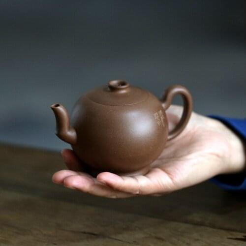 Undressed ore recommended old han GongChun purple clay 280 ml of pure handmade ceramic tea-pot note in the spring