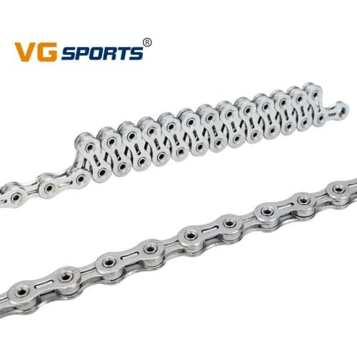VG sports Original TOP 11 speed Chains MTB 116 links Cycle full hollow Chain 11S Mountain Road bike Bicycle Chain Parts Silver