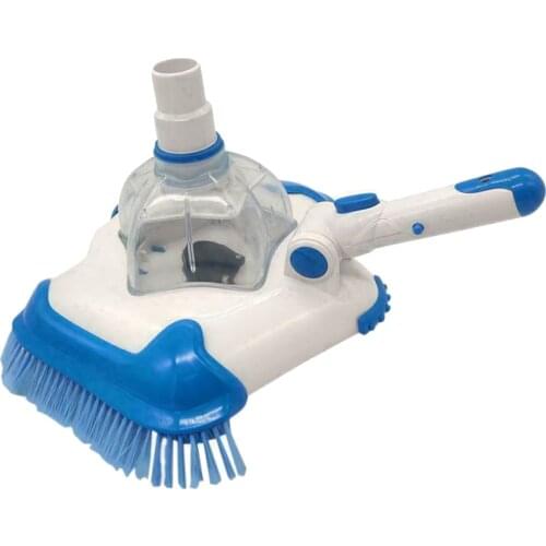 Swimming Pool Vacuum Suction Head Spa Pool Cleaning Brush with Side Brush