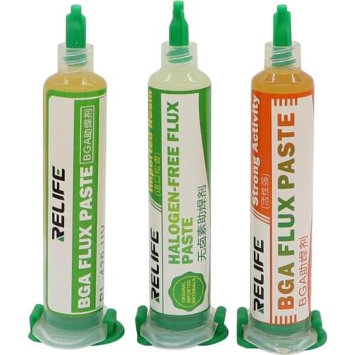 Strong activity Halogen free Relife BGA Flux Paste 10CC RL-420 RL-421 RL-422 Soldering Paste Flux BGA SMD PGA PCB Repair Flux