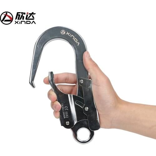 Xinda Outdoor Climbing Exploration Aerial Safety Hook Fire Rescue Security Lock 25KN