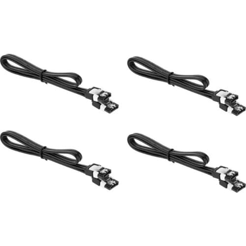 4pcs/set 45CM SATA 3.0 III SATA3 7pin Data Cable 6Gb/s SSD Cables HDD HD SSD Hard Disk Drive Cord line Data sata Cable Wire