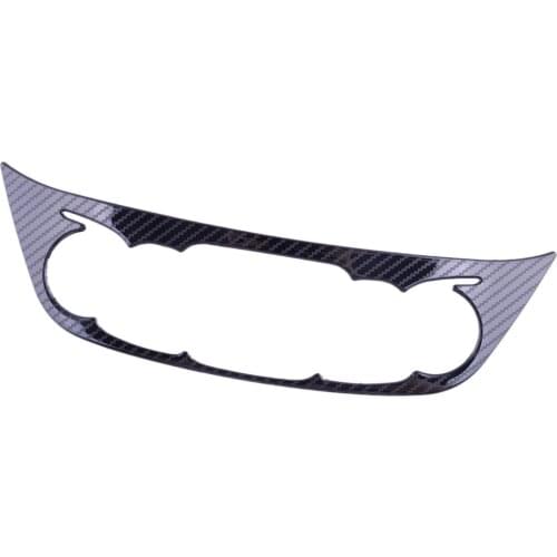 Car Front Carbon Fiber Style Air Condition Panel Cover Trim Stainless Steel Fit for Chevrolet Equinox 2018 2019 2020 2021