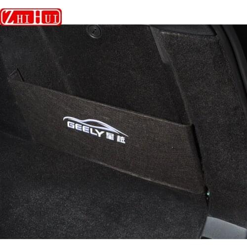 Car Parts Rear Trunk Storage Box Partition Clapboard For Geely Tugella Xingyue FY11 2019 2020 2021 Car Stying Accessories