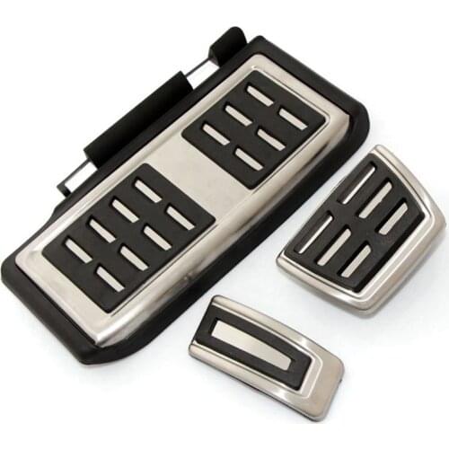 Car Styling Sport Fuel Brake Dead Pedal Cover Set DSG For Seat Leon 5F MK3 For Skoda Octavia A7 For golf 7 Auto AccESSories:3pcs