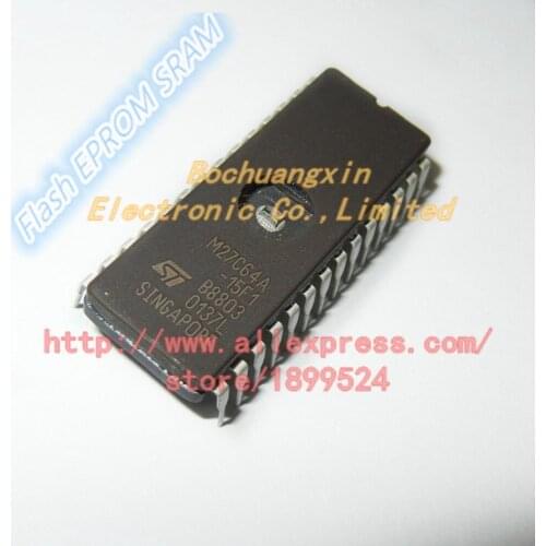 Free shipping M27C64A-15F1 M27C64A 64 Kbit 8Kb x 8 UV EPROM and OTP EPROM CDIP28 New Original