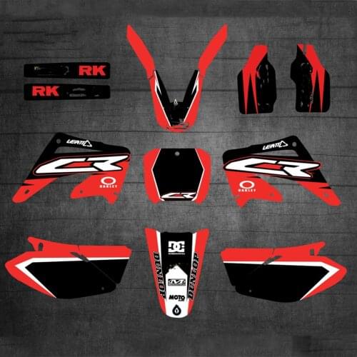 Free Custom Graphics Backgrounds Decals Stickers For Honda CR125 CR250 2002 2003 2004 2005 2006 2007 2008 2009 2010 2011 2012