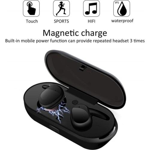 Y30 TWS Wireless headphones 5.0 Earphone Noise Cancelling Headset sport entertainment In-ear Earbuds For Android IOS smart phone