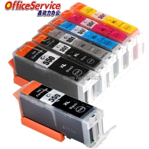 14X NEW PGI-550 CLI-551 PGI550 CLI551 Compatible ink Cartridge For Canon PIXMA MG6350 MG7150 IP8750 printer