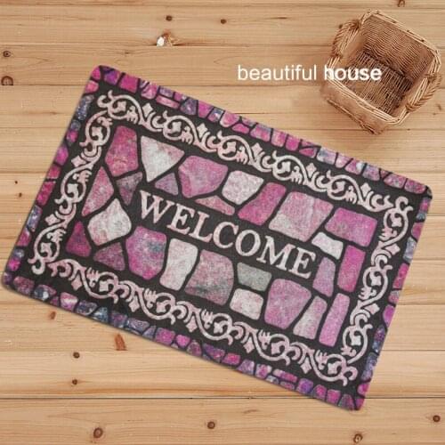 NIOBOMO Stone floor mat door bathroom kitchen entrance mat anti-slip water absorption multi-function mat