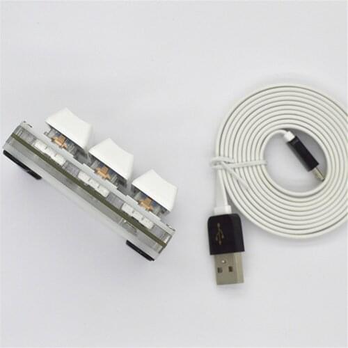 Mini 6key Keyboard DIY Custom USB Programming Shortcut Keys Copy Paste Mechanical Keyboard Onboard Storage