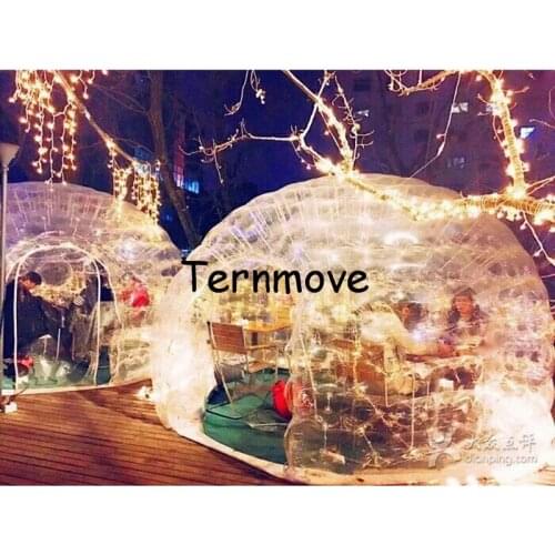 Inflatable Bubble Tent,Inflatable clear Lawn Dome Tent,Transparent Tent with floor,Inflatable Structure Air-Roof Luna Tent