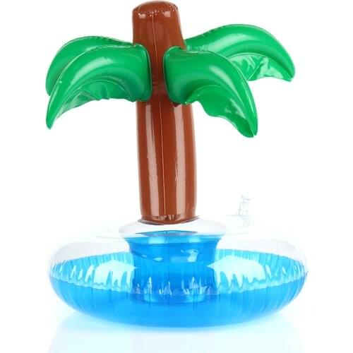 Mini Inflatable Pool Float Toys Drink Float Cup Holder Party Toys PVC Swimming Pool Bathing Beach Kids Toy