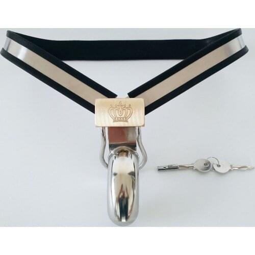 Stainless Steel Male Chastity Belt Penis Cage Cbt BDSM Bondage Metal Penis Sleeve Chastity Device Sex Toys For Men Adult Erotic