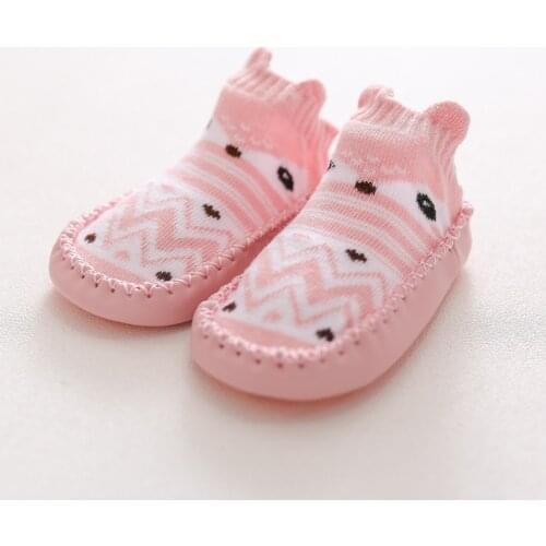 TELOTUNY Baby Socks Shoes Infant Cartoon Kids Boys Shoes Doll Soft Soled Child Floor Socks Shoes Toddler Girls First Walkers