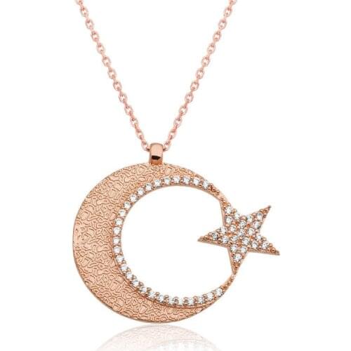 Tevuli 925 Sterling Silver Moon Star Women 'S Necklace