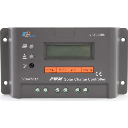 VS1024BN 10A 10amps EPEVER Solar panels charger battery controller EP PWM ViewStar series LCD display 12V/24V auto work