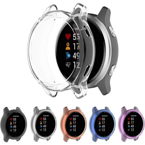 TPU Protective Case For Garmin Venu Watch Cover Soft TPU Clear Silicone Protector Frame Shell For Garmin Venu Smart Accessories