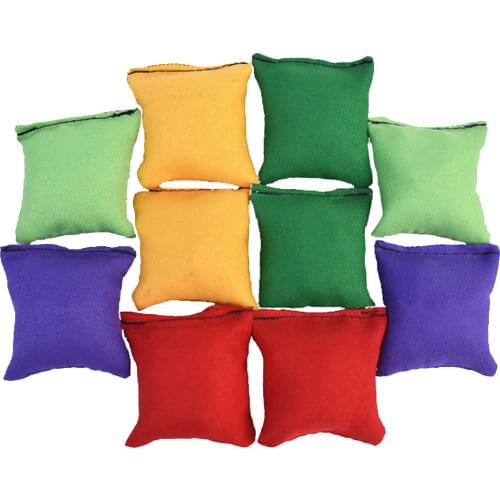 10pcs/set Backyard Relaxation Gym Circus Throwing Juggling Balls Filled Entertainment Team Play Toy Sandbags Kids Children Toss