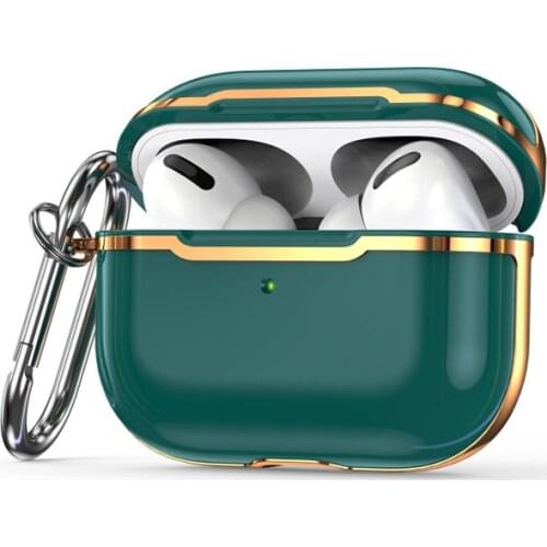 10pcs/lot Cover For Airpods pro Case TPU PC Anti-fall Cover For Apple AirPods 3 2 Case Accessories Wireless Earphone With Keycha