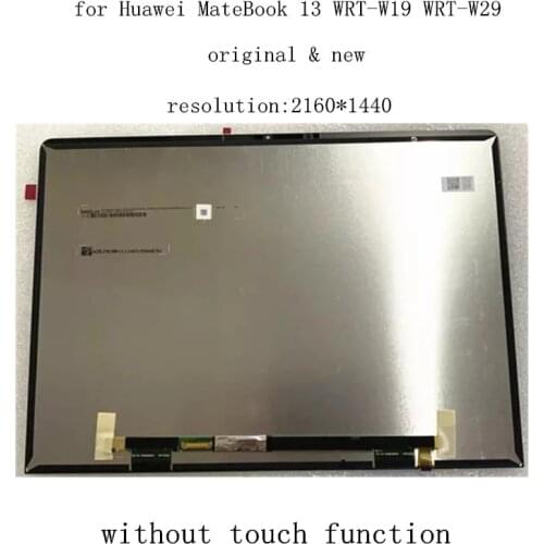 13" Original New For Huawei MateBook 13 LCD screen assembly WRT-W19 WRT-W29 IPS Display P130ZFA-BA1 2160*1440 Fully Working