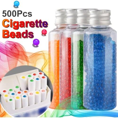 500pcs DIY Cigarettes pops beads ice Fruit Flavour menthol Mint flavor popping Smoking Accessories holder smoke balls gifts for