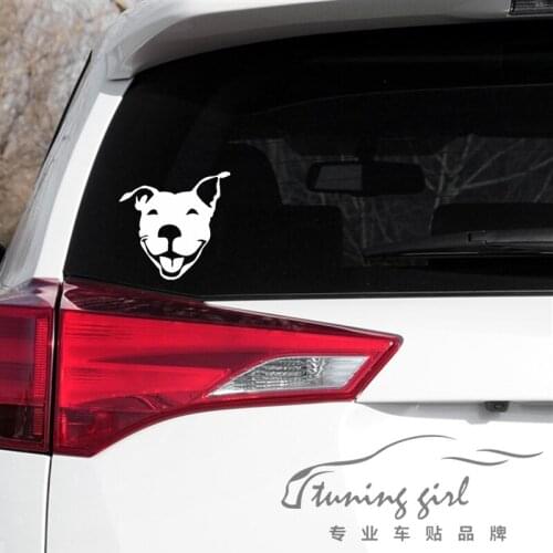 Car Stickers Hunting Dog Hound Smile Funny Creative Decals For Tail Waterproof Auto Tuning Styling 15x14.5cm D15