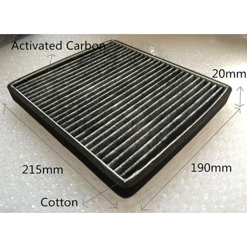 Wholesale CUK2129 Factory Outlet OEM 95860-81A10 Best Activated Carbon Car Cabin Air Filter AC-931E for NISSAN MOCO 21.5*19*2cm