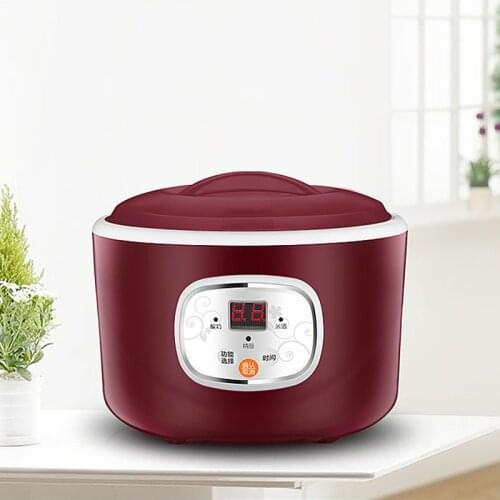 220V Electric Automatic Yogurt Maker Machine Constant Temperature Kitchen Tools Rice Wine Natto Machine Stainless Steel Liner