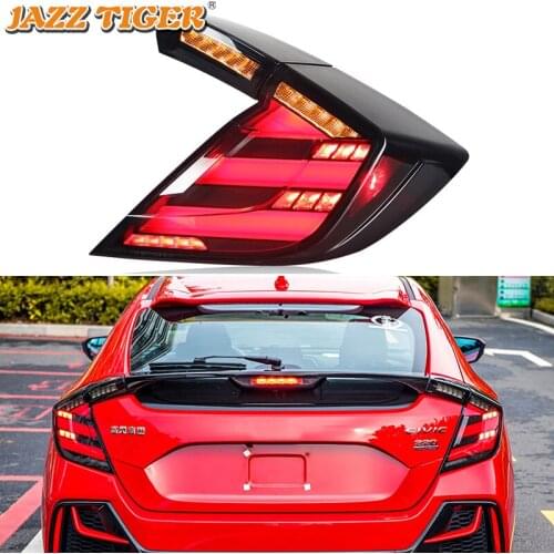 Tail Light Taillights For Honda Civic Hatchback Type R Trailer rear lights led Stop signal for cars Fog Brake Lamp Reverse Light